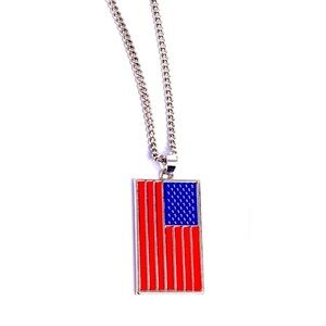 🇺🇸❤️🤍💙❗️PAPARAZZI “PATRIOTIC PENDANT” RED, WHITE, BLUE FLAG NECKLACE❗️🇺🇸